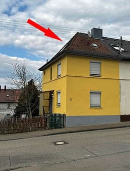 Ansicht Süd West mit Pfeil