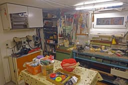 Kellerraum mit Werkstatt